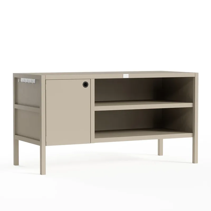 Двухслойный уличный кухонный шкаф с дверью